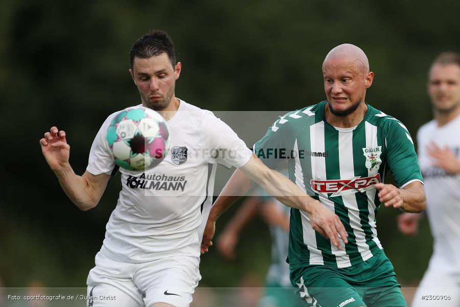 Maximilian Weiß, Cedric Fenske, Sportgelände, Karlburg, 27.07.2021, BFV, sport, action, Fussball, Deutschland, Juli 2021, Saison 2021/2022, Grabfeldgallier, TSV, Bayernliga Nord, TSV Großbardorf, TSV Karlburg - Bild-ID: 2300906 Maximilian Weiß, Cedric Fenske, Sportgelände, Karlburg, 27.07.2021, BFV, sport, action, Fussball, Deutschland, Juli 2021, Saison 2021/2022, Grabfeldgallier, TSV, Bayernliga Nord, TSV Großbardorf, TSV Karlburg - Bild-ID: 2300906