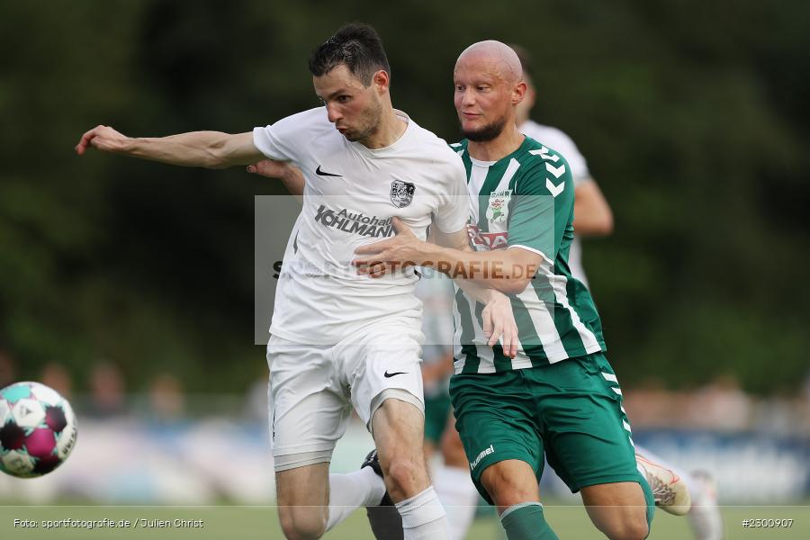 Maximilian Weiß, Cedric Fenske, Sportgelände, Karlburg, 27.07.2021, BFV, sport, action, Fussball, Deutschland, Juli 2021, Saison 2021/2022, Grabfeldgallier, TSV, Bayernliga Nord, TSV Großbardorf, TSV Karlburg - Bild-ID: 2300907 Maximilian Weiß, Cedric Fenske, Sportgelände, Karlburg, 27.07.2021, BFV, sport, action, Fussball, Deutschland, Juli 2021, Saison 2021/2022, Grabfeldgallier, TSV, Bayernliga Nord, TSV Großbardorf, TSV Karlburg - Bild-ID: 2300907