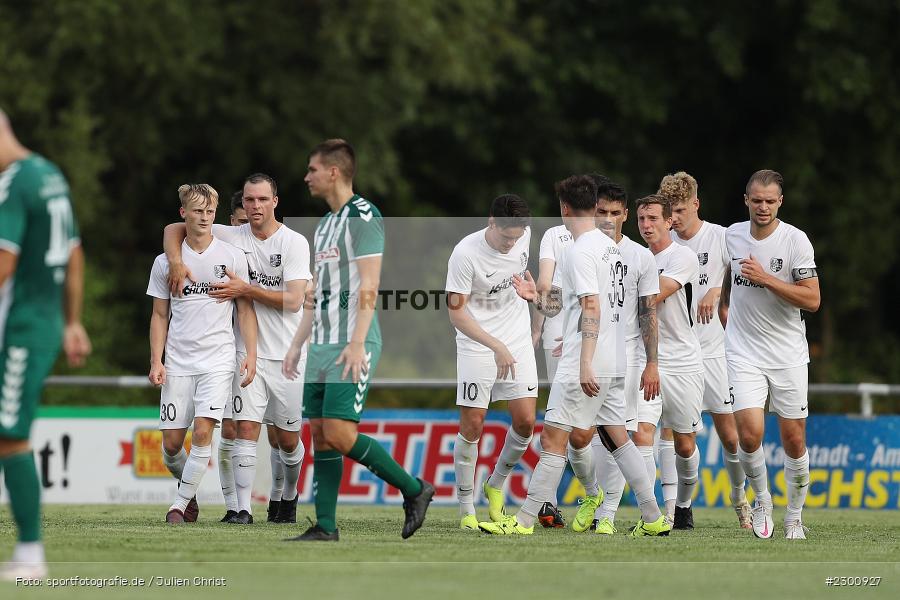 Torjubel, Marco Kunzmann, Sportgelände, Karlburg, 27.07.2021, BFV, sport, action, Fussball, Deutschland, Juli 2021, Saison 2021/2022, Grabfeldgallier, TSV, Bayernliga Nord, TSV Großbardorf, TSV Karlburg - Bild-ID: 2300927