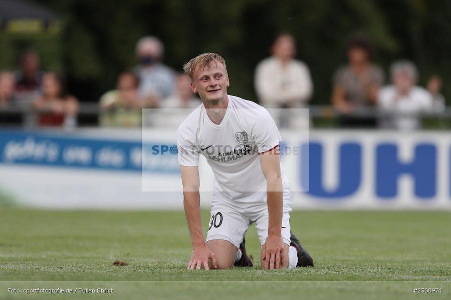 Hadern, Frust, Marco Kunzmann, Sportgelände, Karlburg, 27.07.2021, BFV, sport, action, Fussball, Deutschland, Juli 2021, Saison 2021/2022, Grabfeldgallier, TSV, Bayernliga Nord, TSV Großbardorf, TSV Karlburg - Bild-ID: 2300974