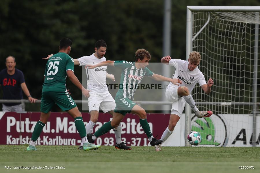 Xaver Müller, Sportgelände, Karlburg, 27.07.2021, BFV, sport, action, Fussball, Deutschland, Juli 2021, Saison 2021/2022, Grabfeldgallier, TSV, Bayernliga Nord, TSV Großbardorf, TSV Karlburg - Bild-ID: 2300976
