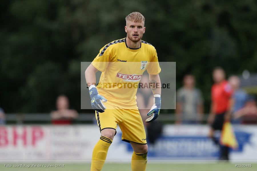 Justin Reichert, Sportgelände, Karlburg, 27.07.2021, BFV, sport, action, Fussball, Deutschland, Juli 2021, Saison 2021/2022, Grabfeldgallier, TSV, Bayernliga Nord, TSV Großbardorf, TSV Karlburg - Bild-ID: 2300983