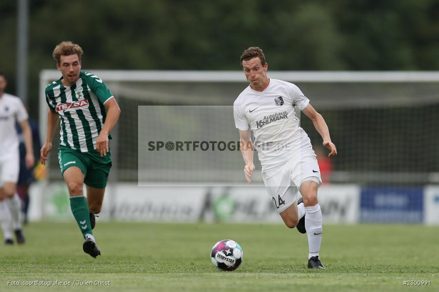 Sebastian Fries, Sportgelände, Karlburg, 27.07.2021, BFV, sport, action, Fussball, Deutschland, Juli 2021, Saison 2021/2022, Grabfeldgallier, TSV, Bayernliga Nord, TSV Großbardorf, TSV Karlburg - Bild-ID: 2300991
