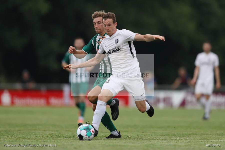 Sebastian Fries, Sportgelände, Karlburg, 27.07.2021, BFV, sport, action, Fussball, Deutschland, Juli 2021, Saison 2021/2022, Grabfeldgallier, TSV, Bayernliga Nord, TSV Großbardorf, TSV Karlburg - Bild-ID: 2300992