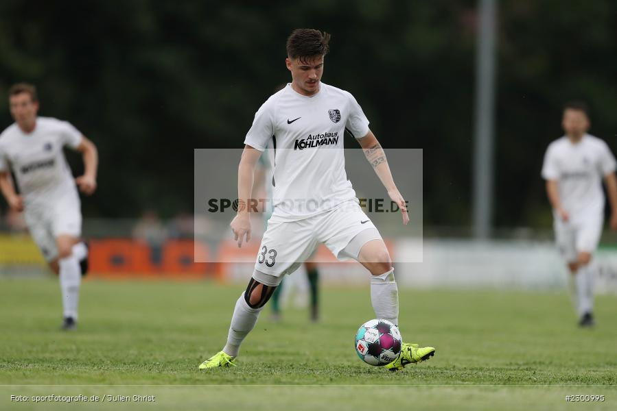 Pascal Jeni, Sportgelände, Karlburg, 27.07.2021, BFV, sport, action, Fussball, Deutschland, Juli 2021, Saison 2021/2022, Grabfeldgallier, TSV, Bayernliga Nord, TSV Großbardorf, TSV Karlburg - Bild-ID: 2300995
