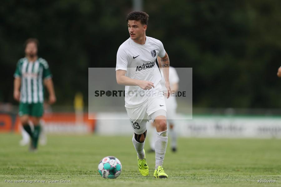 Pascal Jeni, Sportgelände, Karlburg, 27.07.2021, BFV, sport, action, Fussball, Deutschland, Juli 2021, Saison 2021/2022, Grabfeldgallier, TSV, Bayernliga Nord, TSV Großbardorf, TSV Karlburg - Bild-ID: 2300996