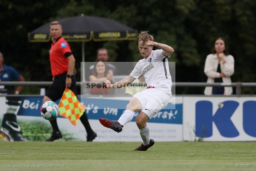 Marco Kunzmann, Sportgelände, Karlburg, 27.07.2021, BFV, sport, action, Fussball, Deutschland, Juli 2021, Saison 2021/2022, Grabfeldgallier, TSV, Bayernliga Nord, TSV Großbardorf, TSV Karlburg - Bild-ID: 2301001