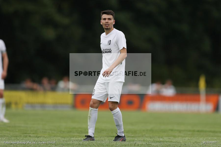 Jan Wabnitz, Sportgelände, Karlburg, 27.07.2021, BFV, sport, action, Fussball, Deutschland, Juli 2021, Saison 2021/2022, Grabfeldgallier, TSV, Bayernliga Nord, TSV Großbardorf, TSV Karlburg - Bild-ID: 2301007
