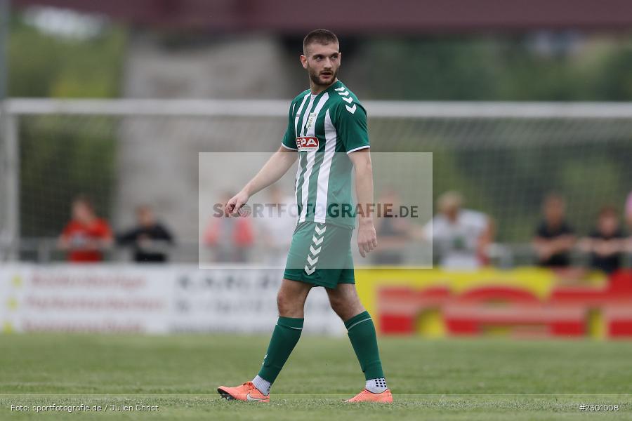 Alban Peci, Sportgelände, Karlburg, 27.07.2021, BFV, sport, action, Fussball, Deutschland, Juli 2021, Saison 2021/2022, Grabfeldgallier, TSV, Bayernliga Nord, TSV Großbardorf, TSV Karlburg - Bild-ID: 2301008