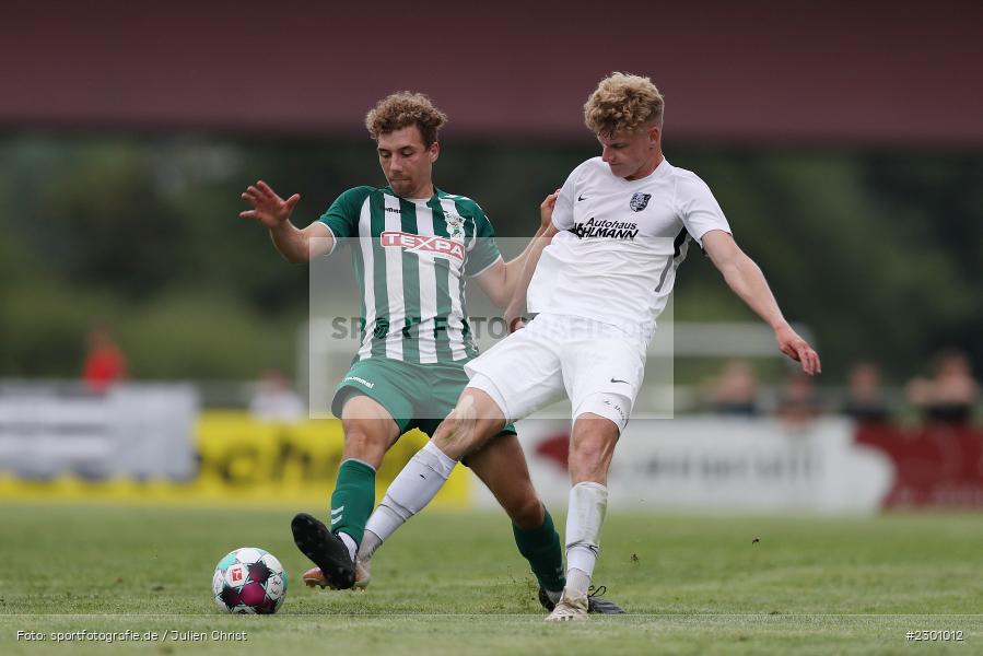 Xaver Müller, Adrian Winter, Sportgelände, Karlburg, 27.07.2021, BFV, sport, action, Fussball, Deutschland, Juli 2021, Saison 2021/2022, Grabfeldgallier, TSV, Bayernliga Nord, TSV Großbardorf, TSV Karlburg - Bild-ID: 2301012 Xaver Müller, Adrian Winter, Sportgelände, Karlburg, 27.07.2021, BFV, sport, action, Fussball, Deutschland, Juli 2021, Saison 2021/2022, Grabfeldgallier, TSV, Bayernliga Nord, TSV Großbardorf, TSV Karlburg - Bild-ID: 2301012