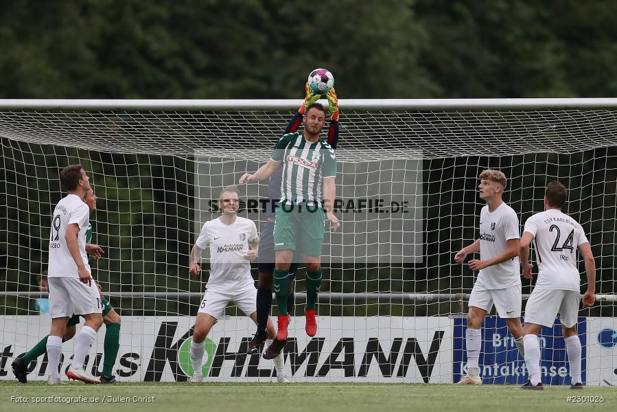 Marvin Fischer-Vallecilla, Sportgelände, Karlburg, 27.07.2021, BFV, sport, action, Fussball, Deutschland, Juli 2021, Saison 2021/2022, Grabfeldgallier, TSV, Bayernliga Nord, TSV Großbardorf, TSV Karlburg - Bild-ID: 2301026 Marvin Fischer-Vallecilla, Sportgelände, Karlburg, 27.07.2021, BFV, sport, action, Fussball, Deutschland, Juli 2021, Saison 2021/2022, Grabfeldgallier, TSV, Bayernliga Nord, TSV Großbardorf, TSV Karlburg - Bild-ID: 2301026