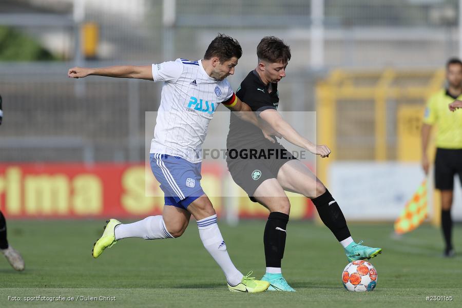 Nick Lockermann, Benjamin Baier, Stadion am Schönbusch, Aschaffenburg, 30.07.2021, BFV, sport, action, Fussball, Deutschland, Juli 2021, Regionalliga Bayern, Saison 2021/2022, SGF, SVA01, SpVgg Greuther Fürth II, SV Viktoria Aschaffenburg - Bild-ID: 2301165 Nick Lockermann, Benjamin Baier, Stadion am Schönbusch, Aschaffenburg, 30.07.2021, BFV, sport, action, Fussball, Deutschland, Juli 2021, Regionalliga Bayern, Saison 2021/2022, SGF, SVA01, SpVgg Greuther Fürth II, SV Viktoria Aschaffenburg - Bild-ID: 2301165