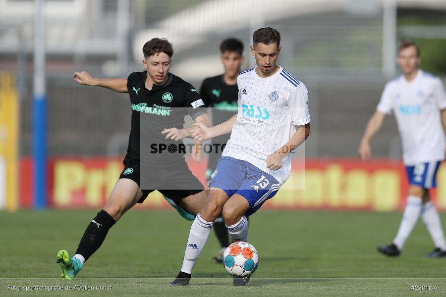 Veit Klement, Stadion am Schönbusch, Aschaffenburg, 30.07.2021, BFV, sport, action, Fussball, Deutschland, Juli 2021, Regionalliga Bayern, Saison 2021/2022, SGF, SVA01, SpVgg Greuther Fürth II, SV Viktoria Aschaffenburg - Bild-ID: 2301166 Veit Klement, Stadion am Schönbusch, Aschaffenburg, 30.07.2021, BFV, sport, action, Fussball, Deutschland, Juli 2021, Regionalliga Bayern, Saison 2021/2022, SGF, SVA01, SpVgg Greuther Fürth II, SV Viktoria Aschaffenburg - Bild-ID: 2301166