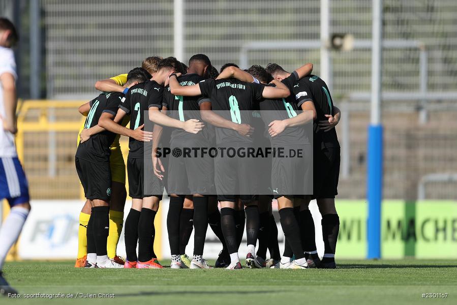 Mannschaftskreis, Stadion am Schönbusch, Aschaffenburg, 30.07.2021, BFV, sport, action, Fussball, Deutschland, Juli 2021, Regionalliga Bayern, Saison 2021/2022, SGF, SVA01, SpVgg Greuther Fürth II, SV Viktoria Aschaffenburg - Bild-ID: 2301167 Mannschaftskreis, Stadion am Schönbusch, Aschaffenburg, 30.07.2021, BFV, sport, action, Fussball, Deutschland, Juli 2021, Regionalliga Bayern, Saison 2021/2022, SGF, SVA01, SpVgg Greuther Fürth II, SV Viktoria Aschaffenburg - Bild-ID: 2301167