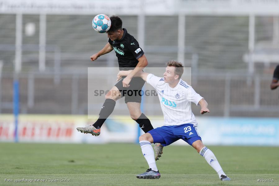 Nicolai Oppelt, Stadion am Schönbusch, Aschaffenburg, 30.07.2021, BFV, sport, action, Fussball, Deutschland, Juli 2021, Regionalliga Bayern, Saison 2021/2022, SGF, SVA01, SpVgg Greuther Fürth II, SV Viktoria Aschaffenburg - Bild-ID: 2301176 Nicolai Oppelt, Stadion am Schönbusch, Aschaffenburg, 30.07.2021, BFV, sport, action, Fussball, Deutschland, Juli 2021, Regionalliga Bayern, Saison 2021/2022, SGF, SVA01, SpVgg Greuther Fürth II, SV Viktoria Aschaffenburg - Bild-ID: 2301176