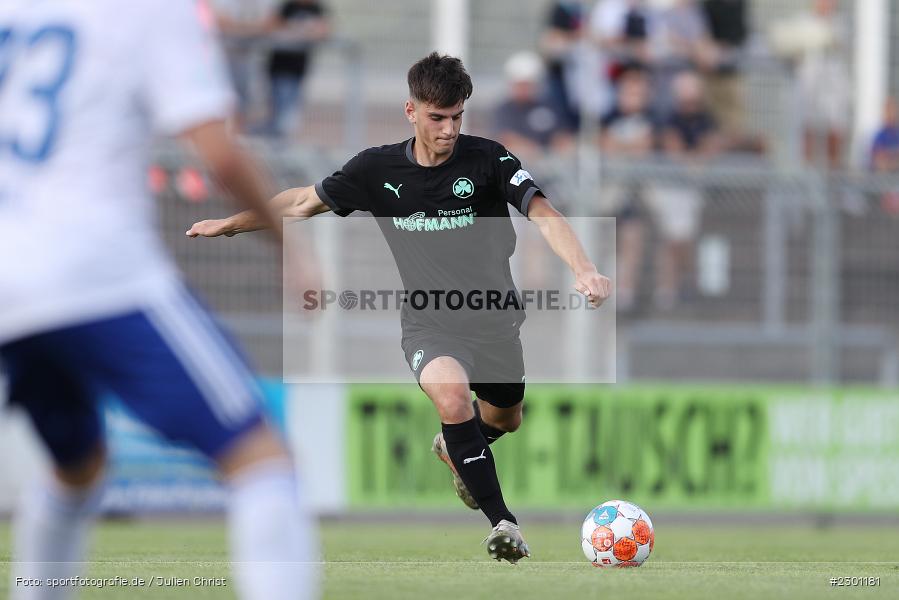 Andreas Schilowez, Stadion am Schönbusch, Aschaffenburg, 30.07.2021, BFV, sport, action, Fussball, Deutschland, Juli 2021, Regionalliga Bayern, Saison 2021/2022, SGF, SVA01, SpVgg Greuther Fürth II, SV Viktoria Aschaffenburg - Bild-ID: 2301181 Andreas Schilowez, Stadion am Schönbusch, Aschaffenburg, 30.07.2021, BFV, sport, action, Fussball, Deutschland, Juli 2021, Regionalliga Bayern, Saison 2021/2022, SGF, SVA01, SpVgg Greuther Fürth II, SV Viktoria Aschaffenburg - Bild-ID: 2301181