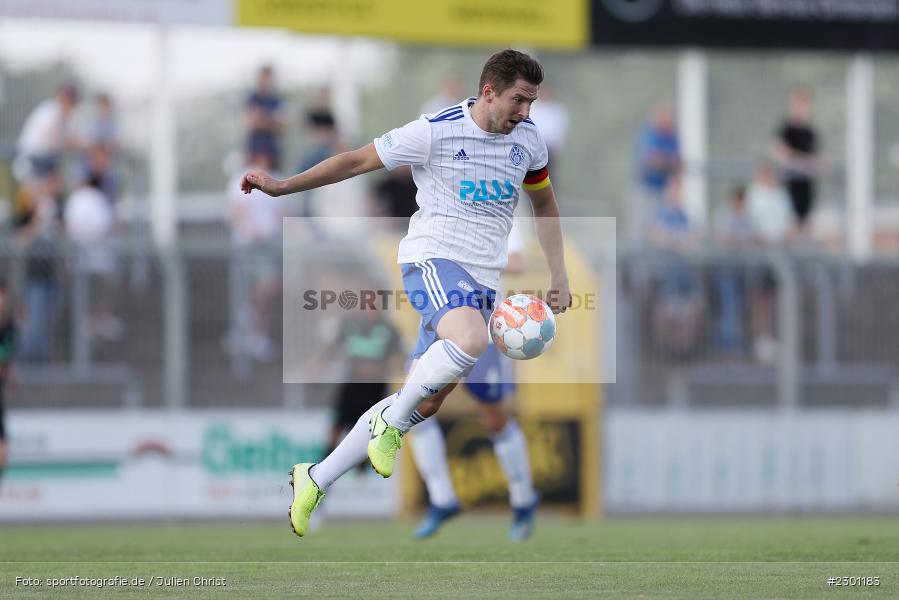 Benjamin Baier, Stadion am Schönbusch, Aschaffenburg, 30.07.2021, BFV, sport, action, Fussball, Deutschland, Juli 2021, Regionalliga Bayern, Saison 2021/2022, SGF, SVA01, SpVgg Greuther Fürth II, SV Viktoria Aschaffenburg - Bild-ID: 2301183 Benjamin Baier, Stadion am Schönbusch, Aschaffenburg, 30.07.2021, BFV, sport, action, Fussball, Deutschland, Juli 2021, Regionalliga Bayern, Saison 2021/2022, SGF, SVA01, SpVgg Greuther Fürth II, SV Viktoria Aschaffenburg - Bild-ID: 2301183
