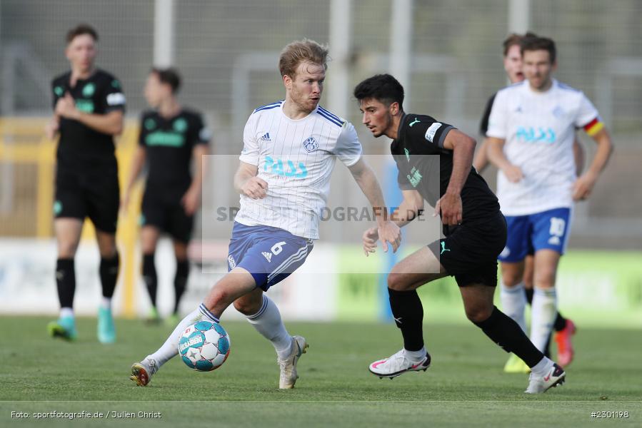 Roberto Desch, Stadion am Schönbusch, Aschaffenburg, 30.07.2021, BFV, sport, action, Fussball, Deutschland, Juli 2021, Regionalliga Bayern, Saison 2021/2022, SGF, SVA01, SpVgg Greuther Fürth II, SV Viktoria Aschaffenburg - Bild-ID: 2301198