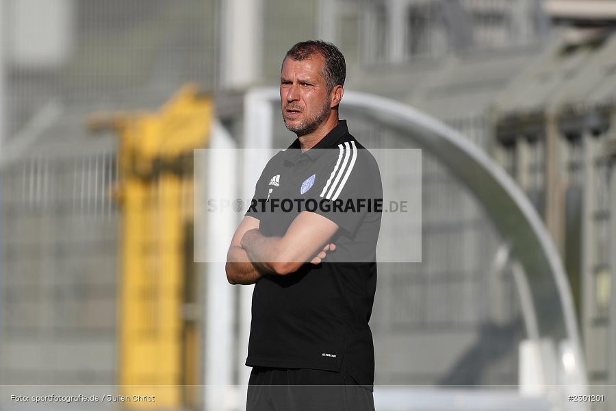 Trainer, Jochen Seitz, Stadion am Schönbusch, Aschaffenburg, 30.07.2021, BFV, sport, action, Fussball, Deutschland, Juli 2021, Regionalliga Bayern, Saison 2021/2022, SGF, SVA01, SpVgg Greuther Fürth II, SV Viktoria Aschaffenburg - Bild-ID: 2301201