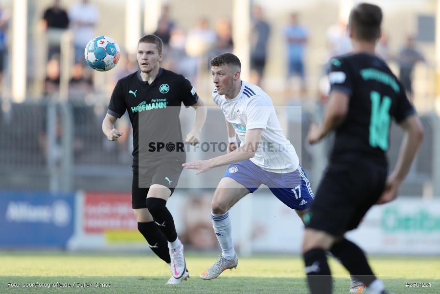 Niklas Meyer, Stadion am Schönbusch, Aschaffenburg, 30.07.2021, BFV, sport, action, Fussball, Deutschland, Juli 2021, Regionalliga Bayern, Saison 2021/2022, SGF, SVA01, SpVgg Greuther Fürth II, SV Viktoria Aschaffenburg - Bild-ID: 2301221 Niklas Meyer, Stadion am Schönbusch, Aschaffenburg, 30.07.2021, BFV, sport, action, Fussball, Deutschland, Juli 2021, Regionalliga Bayern, Saison 2021/2022, SGF, SVA01, SpVgg Greuther Fürth II, SV Viktoria Aschaffenburg - Bild-ID: 2301221