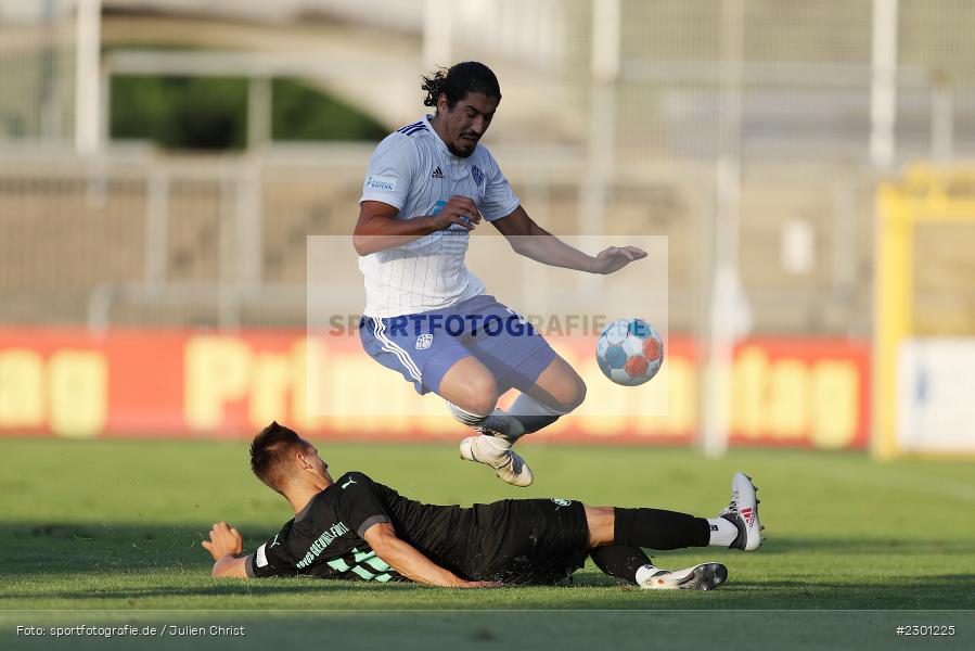 Hamza Boutakhrit, Stadion am Schönbusch, Aschaffenburg, 30.07.2021, BFV, sport, action, Fussball, Deutschland, Juli 2021, Regionalliga Bayern, Saison 2021/2022, SGF, SVA01, SpVgg Greuther Fürth II, SV Viktoria Aschaffenburg - Bild-ID: 2301225 Hamza Boutakhrit, Stadion am Schönbusch, Aschaffenburg, 30.07.2021, BFV, sport, action, Fussball, Deutschland, Juli 2021, Regionalliga Bayern, Saison 2021/2022, SGF, SVA01, SpVgg Greuther Fürth II, SV Viktoria Aschaffenburg - Bild-ID: 2301225