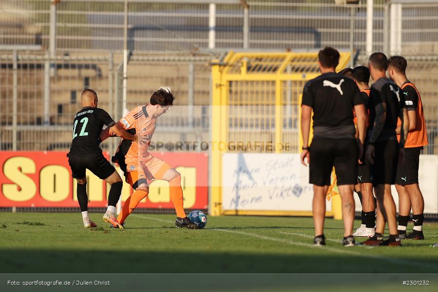 Yannik Raab, Max Grün, Stadion am Schönbusch, Aschaffenburg, 30.07.2021, BFV, sport, action, Fussball, Deutschland, Juli 2021, Regionalliga Bayern, Saison 2021/2022, SGF, SVA01, SpVgg Greuther Fürth II, SV Viktoria Aschaffenburg - Bild-ID: 2301232 Yannik Raab, Max Grün, Stadion am Schönbusch, Aschaffenburg, 30.07.2021, BFV, sport, action, Fussball, Deutschland, Juli 2021, Regionalliga Bayern, Saison 2021/2022, SGF, SVA01, SpVgg Greuther Fürth II, SV Viktoria Aschaffenburg - Bild-ID: 2301232