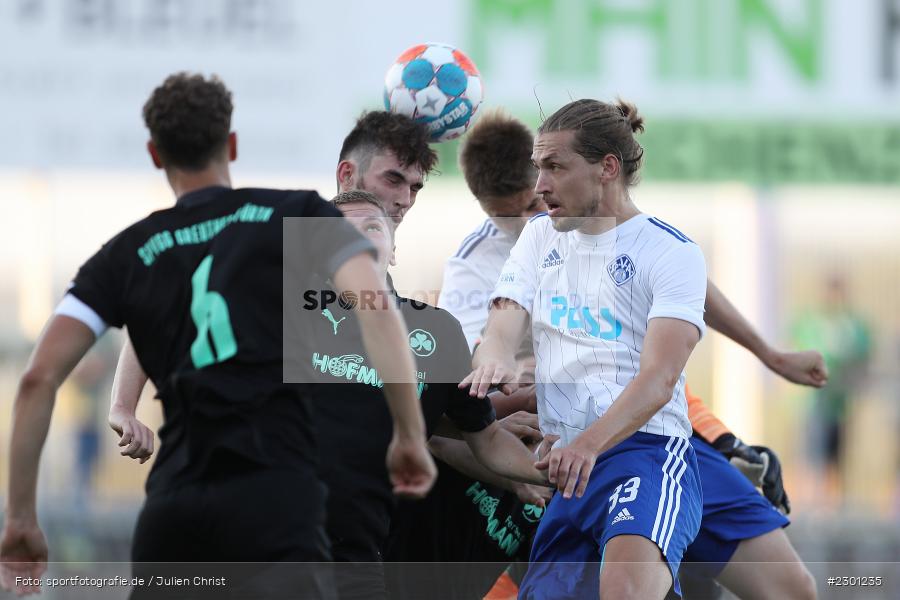 Nicolas Hebisch, Stadion am Schönbusch, Aschaffenburg, 30.07.2021, BFV, sport, action, Fussball, Deutschland, Juli 2021, Regionalliga Bayern, Saison 2021/2022, SGF, SVA01, SpVgg Greuther Fürth II, SV Viktoria Aschaffenburg - Bild-ID: 2301235 Nicolas Hebisch, Stadion am Schönbusch, Aschaffenburg, 30.07.2021, BFV, sport, action, Fussball, Deutschland, Juli 2021, Regionalliga Bayern, Saison 2021/2022, SGF, SVA01, SpVgg Greuther Fürth II, SV Viktoria Aschaffenburg - Bild-ID: 2301235