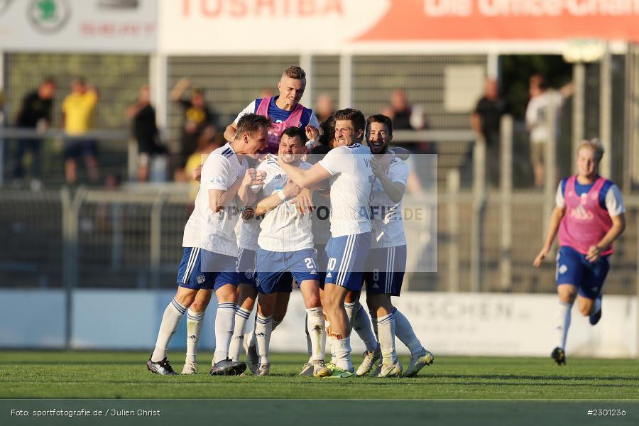 Philipp Beinenz, Tim Littmann, Benjamin Baier, Ausgleich, Torjubel, Daniel Cheron, Stadion am Schönbusch, Aschaffenburg, 30.07.2021, BFV, sport, action, Fussball, Deutschland, Juli 2021, Regionalliga Bayern, Saison 2021/2022, SGF, SVA01, SpVgg Greuther Fürth II, SV Viktoria Aschaffenburg - Bild-ID: 2301236 Philipp Beinenz, Tim Littmann, Benjamin Baier, Ausgleich, Torjubel, Daniel Cheron, Stadion am Schönbusch, Aschaffenburg, 30.07.2021, BFV, sport, action, Fussball, Deutschland, Juli 2021, Regionalliga Bayern, Saison 2021/2022, SGF, SVA01, SpVgg Greuther Fürth II, SV Viktoria Aschaffenburg - Bild-ID: 2301236