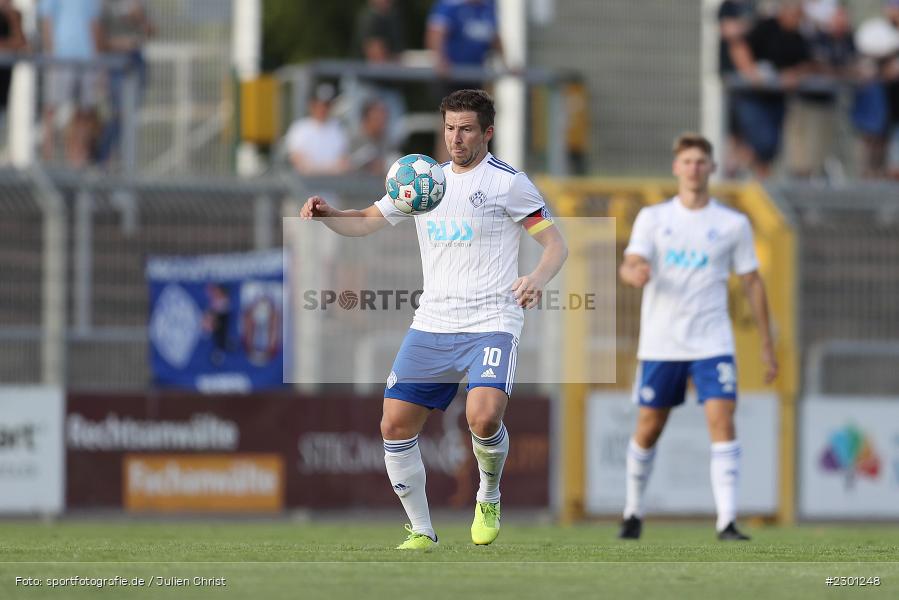 Benjamin Baier, Stadion am Schönbusch, Aschaffenburg, 30.07.2021, BFV, sport, action, Fussball, Deutschland, Juli 2021, Regionalliga Bayern, Saison 2021/2022, SGF, SVA01, SpVgg Greuther Fürth II, SV Viktoria Aschaffenburg - Bild-ID: 2301248