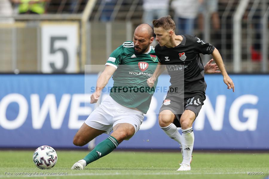 Adam Jabiri, Willy-Sachs-Stadion, Schweinfurt, 31.07.2021, BFV, sport, action, Fussball, Deutschland, Juli 2021, Regionalliga Bayern, Saison 2021/2022, TSV, FC05, TSV Aubstadt, 1. FC Schweinfurt 05 - Bild-ID: 2301256