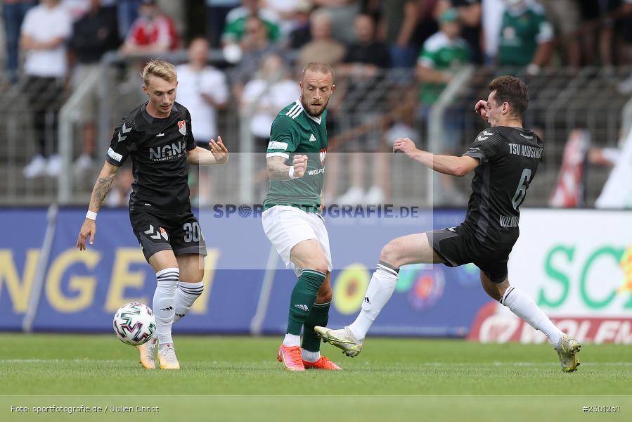 Philipp Harlass, Daniel Adlung, Willy-Sachs-Stadion, Schweinfurt, 31.07.2021, BFV, sport, action, Fussball, Deutschland, Juli 2021, Regionalliga Bayern, Saison 2021/2022, TSV, FC05, TSV Aubstadt, 1. FC Schweinfurt 05 - Bild-ID: 2301261