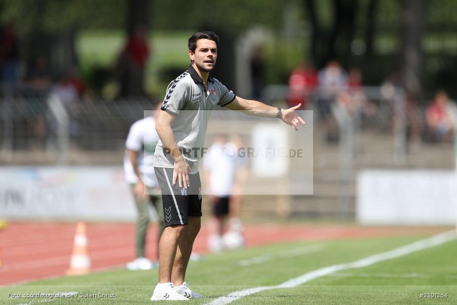 Victor Kleinhenz, Willy-Sachs-Stadion, Schweinfurt, 31.07.2021, BFV, sport, action, Fussball, Deutschland, Juli 2021, Regionalliga Bayern, Saison 2021/2022, TSV, FC05, TSV Aubstadt, 1. FC Schweinfurt 05 - Bild-ID: 2301264