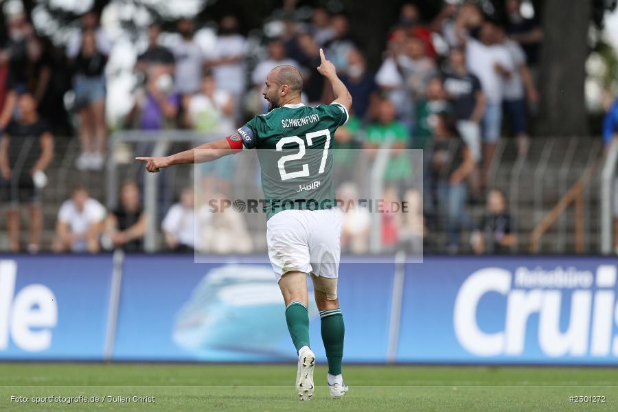 Torjubel, Adam Jabiri, Willy-Sachs-Stadion, Schweinfurt, 31.07.2021, BFV, sport, action, Fussball, Deutschland, Juli 2021, Regionalliga Bayern, Saison 2021/2022, TSV, FC05, TSV Aubstadt, 1. FC Schweinfurt 05 - Bild-ID: 2301272 Torjubel, Adam Jabiri, Willy-Sachs-Stadion, Schweinfurt, 31.07.2021, BFV, sport, action, Fussball, Deutschland, Juli 2021, Regionalliga Bayern, Saison 2021/2022, TSV, FC05, TSV Aubstadt, 1. FC Schweinfurt 05 - Bild-ID: 2301272