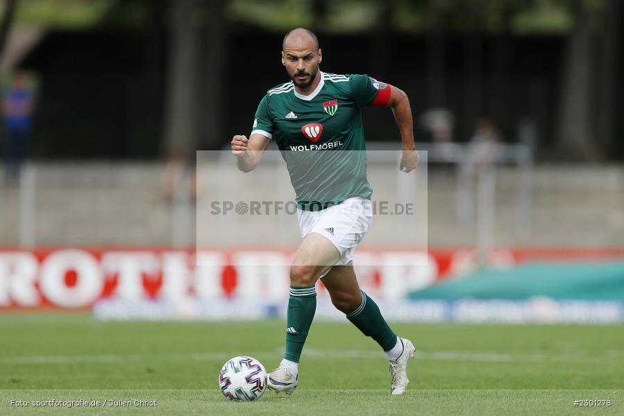 Adam Jabiri, Willy-Sachs-Stadion, Schweinfurt, 31.07.2021, BFV, sport, action, Fussball, Deutschland, Juli 2021, Regionalliga Bayern, Saison 2021/2022, TSV, FC05, TSV Aubstadt, 1. FC Schweinfurt 05 - Bild-ID: 2301278