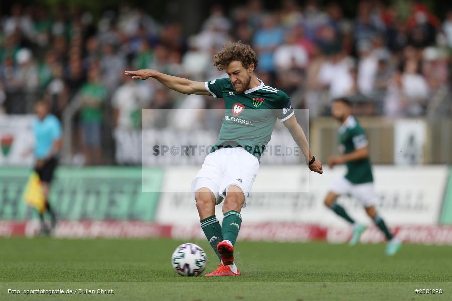David Grözinger, Willy-Sachs-Stadion, Schweinfurt, 31.07.2021, BFV, sport, action, Fussball, Deutschland, Juli 2021, Regionalliga Bayern, Saison 2021/2022, TSV, FC05, TSV Aubstadt, 1. FC Schweinfurt 05 - Bild-ID: 2301290