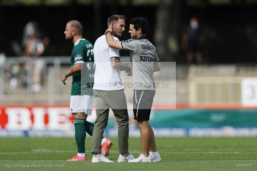 Umarmung, Trainer, Victor Kleinhenz, Tobias Strobl, Willy-Sachs-Stadion, Schweinfurt, 31.07.2021, BFV, sport, action, Fussball, Deutschland, Juli 2021, Regionalliga Bayern, Saison 2021/2022, TSV, FC05, TSV Aubstadt, 1. FC Schweinfurt 05 - Bild-ID: 2301310 Umarmung, Trainer, Victor Kleinhenz, Tobias Strobl, Willy-Sachs-Stadion, Schweinfurt, 31.07.2021, BFV, sport, action, Fussball, Deutschland, Juli 2021, Regionalliga Bayern, Saison 2021/2022, TSV, FC05, TSV Aubstadt, 1. FC Schweinfurt 05 - Bild-ID: 2301310