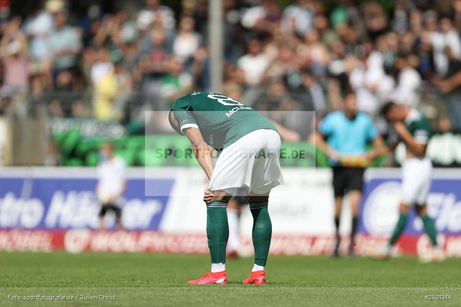 Malik Mc Lemore, Willy-Sachs-Stadion, Schweinfurt, 31.07.2021, BFV, sport, action, Fussball, Deutschland, Juli 2021, Regionalliga Bayern, Saison 2021/2022, TSV, FC05, TSV Aubstadt, 1. FC Schweinfurt 05 - Bild-ID: 2301314