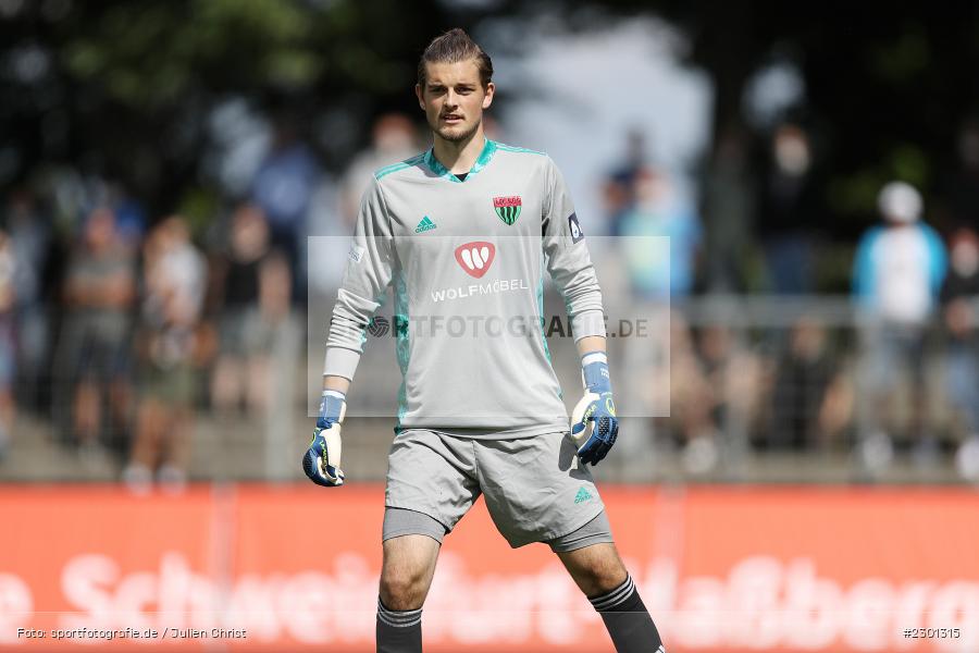 Bennet Schmidt, Willy-Sachs-Stadion, Schweinfurt, 31.07.2021, BFV, sport, action, Fussball, Deutschland, Juli 2021, Regionalliga Bayern, Saison 2021/2022, TSV, FC05, TSV Aubstadt, 1. FC Schweinfurt 05 - Bild-ID: 2301315
