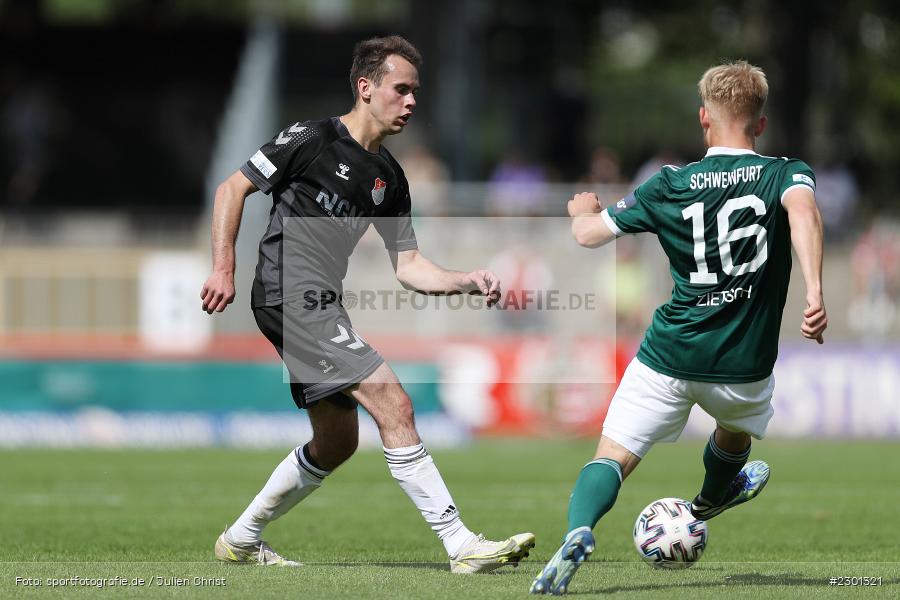 Marcel Volkmuth, Willy-Sachs-Stadion, Schweinfurt, 31.07.2021, BFV, sport, action, Fussball, Deutschland, Juli 2021, Regionalliga Bayern, Saison 2021/2022, TSV, FC05, TSV Aubstadt, 1. FC Schweinfurt 05 - Bild-ID: 2301321 Marcel Volkmuth, Willy-Sachs-Stadion, Schweinfurt, 31.07.2021, BFV, sport, action, Fussball, Deutschland, Juli 2021, Regionalliga Bayern, Saison 2021/2022, TSV, FC05, TSV Aubstadt, 1. FC Schweinfurt 05 - Bild-ID: 2301321