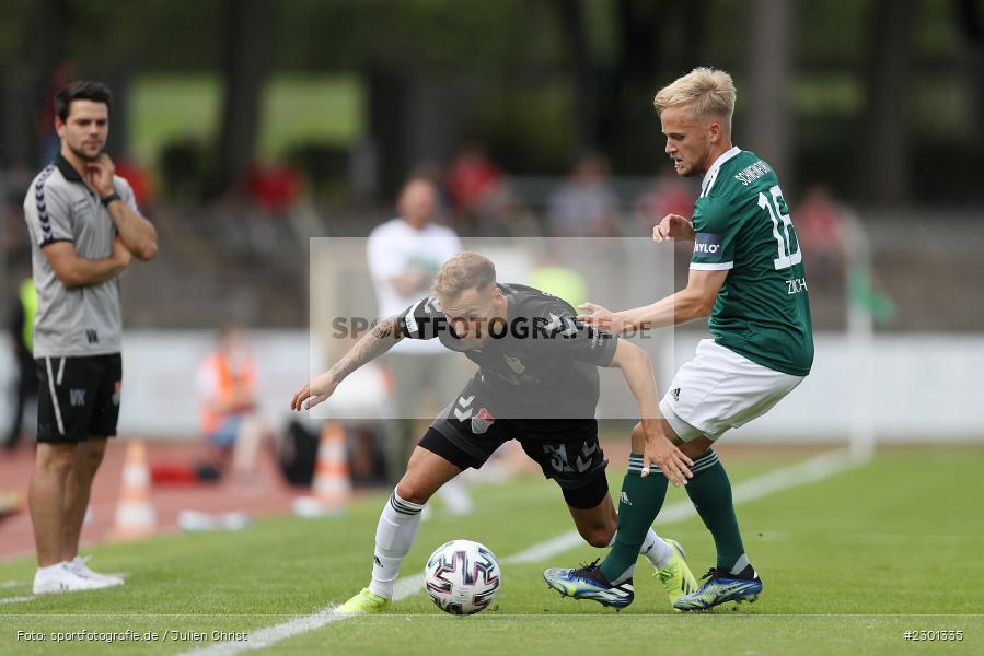 Marco Zietsch, Leon Heinze, Willy-Sachs-Stadion, Schweinfurt, 31.07.2021, BFV, sport, action, Fussball, Deutschland, Juli 2021, Regionalliga Bayern, Saison 2021/2022, TSV, FC05, TSV Aubstadt, 1. FC Schweinfurt 05 - Bild-ID: 2301335 Marco Zietsch, Leon Heinze, Willy-Sachs-Stadion, Schweinfurt, 31.07.2021, BFV, sport, action, Fussball, Deutschland, Juli 2021, Regionalliga Bayern, Saison 2021/2022, TSV, FC05, TSV Aubstadt, 1. FC Schweinfurt 05 - Bild-ID: 2301335