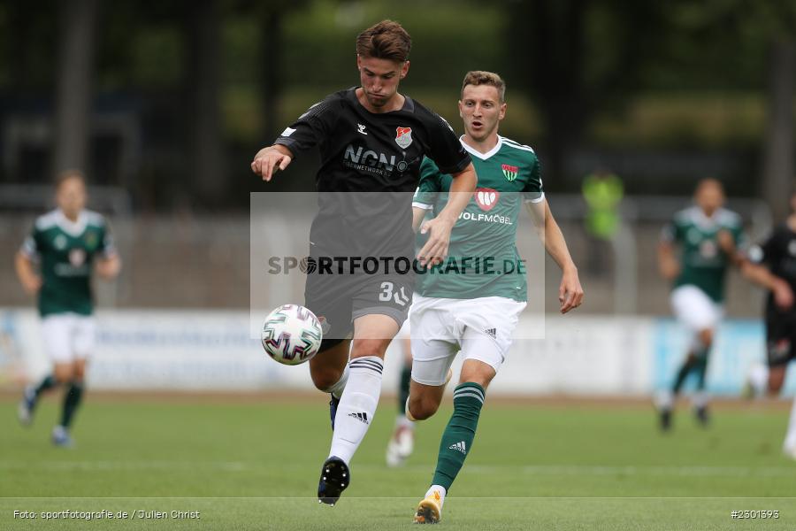 Tim Hüttl, Willy-Sachs-Stadion, Schweinfurt, 31.07.2021, BFV, sport, action, Fussball, Deutschland, Juli 2021, Regionalliga Bayern, Saison 2021/2022, TSV, FC05, TSV Aubstadt, 1. FC Schweinfurt 05 - Bild-ID: 2301393