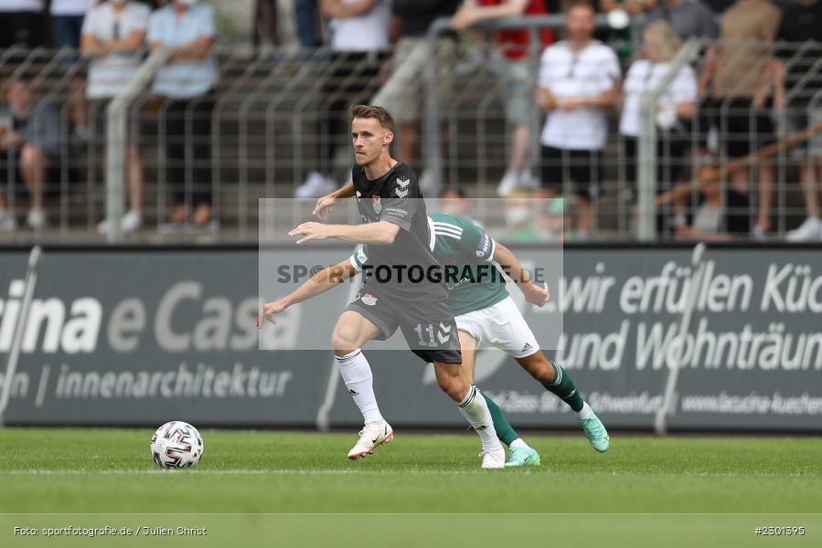 Leonard Langhans, Willy-Sachs-Stadion, Schweinfurt, 31.07.2021, BFV, sport, action, Fussball, Deutschland, Juli 2021, Regionalliga Bayern, Saison 2021/2022, TSV, FC05, TSV Aubstadt, 1. FC Schweinfurt 05 - Bild-ID: 2301395