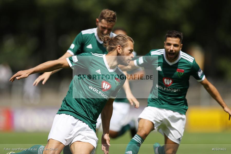 Torjubel, Kristian Böhnlein, Willy-Sachs-Stadion, Schweinfurt, 31.07.2021, BFV, sport, action, Fussball, Deutschland, Juli 2021, Regionalliga Bayern, Saison 2021/2022, TSV, FC05, TSV Aubstadt, 1. FC Schweinfurt 05 - Bild-ID: 2301402