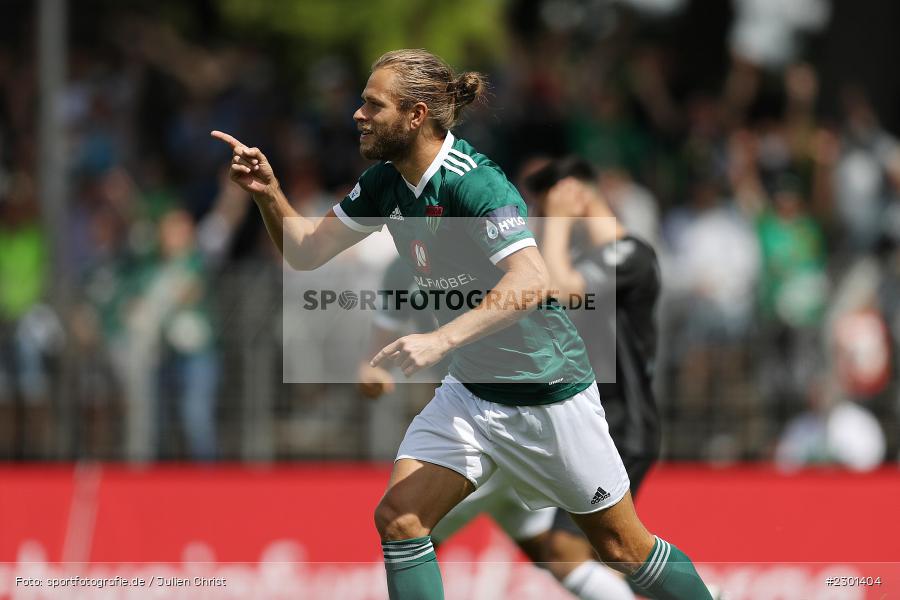 Torjubel, Kristian Böhnlein, Willy-Sachs-Stadion, Schweinfurt, 31.07.2021, BFV, sport, action, Fussball, Deutschland, Juli 2021, Regionalliga Bayern, Saison 2021/2022, TSV, FC05, TSV Aubstadt, 1. FC Schweinfurt 05 - Bild-ID: 2301404