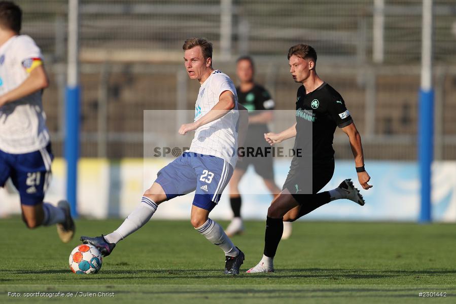 Tom Schulz, Stadion am Schönbusch, Aschaffenburg, 30.07.2021, BFV, sport, action, Fussball, Deutschland, Juli 2021, Regionalliga Bayern, Saison 2021/2022, SGF, SVA01, SpVgg Greuther Fürth II, SV Viktoria Aschaffenburg - Bild-ID: 2301442 Tom Schulz, Stadion am Schönbusch, Aschaffenburg, 30.07.2021, BFV, sport, action, Fussball, Deutschland, Juli 2021, Regionalliga Bayern, Saison 2021/2022, SGF, SVA01, SpVgg Greuther Fürth II, SV Viktoria Aschaffenburg - Bild-ID: 2301442