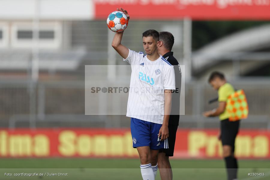 Veit Klement, Stadion am Schönbusch, Aschaffenburg, 30.07.2021, BFV, sport, action, Fussball, Deutschland, Juli 2021, Regionalliga Bayern, Saison 2021/2022, SGF, SVA01, SpVgg Greuther Fürth II, SV Viktoria Aschaffenburg - Bild-ID: 2301453 Veit Klement, Stadion am Schönbusch, Aschaffenburg, 30.07.2021, BFV, sport, action, Fussball, Deutschland, Juli 2021, Regionalliga Bayern, Saison 2021/2022, SGF, SVA01, SpVgg Greuther Fürth II, SV Viktoria Aschaffenburg - Bild-ID: 2301453