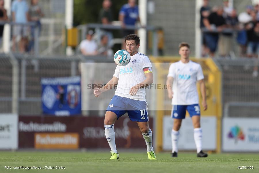Benjamin Baier, Stadion am Schönbusch, Aschaffenburg, 30.07.2021, BFV, sport, action, Fussball, Deutschland, Juli 2021, Regionalliga Bayern, Saison 2021/2022, SGF, SVA01, SpVgg Greuther Fürth II, SV Viktoria Aschaffenburg - Bild-ID: 2301458 Benjamin Baier, Stadion am Schönbusch, Aschaffenburg, 30.07.2021, BFV, sport, action, Fussball, Deutschland, Juli 2021, Regionalliga Bayern, Saison 2021/2022, SGF, SVA01, SpVgg Greuther Fürth II, SV Viktoria Aschaffenburg - Bild-ID: 2301458