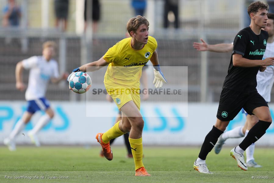 Lasse Schulz, Stadion am Schönbusch, Aschaffenburg, 30.07.2021, BFV, sport, action, Fussball, Deutschland, Juli 2021, Regionalliga Bayern, Saison 2021/2022, SGF, SVA01, SpVgg Greuther Fürth II, SV Viktoria Aschaffenburg - Bild-ID: 2301460 Lasse Schulz, Stadion am Schönbusch, Aschaffenburg, 30.07.2021, BFV, sport, action, Fussball, Deutschland, Juli 2021, Regionalliga Bayern, Saison 2021/2022, SGF, SVA01, SpVgg Greuther Fürth II, SV Viktoria Aschaffenburg - Bild-ID: 2301460