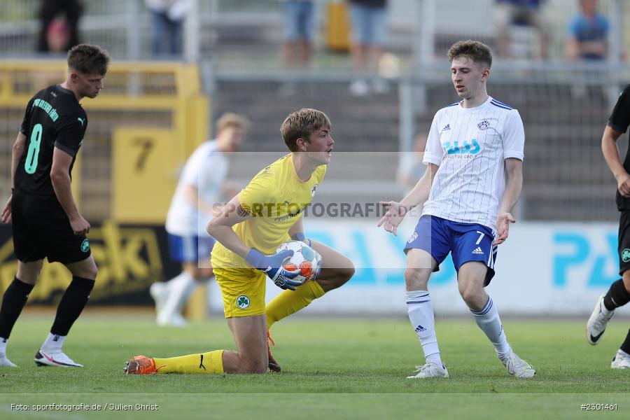 Lasse Schulz, Stadion am Schönbusch, Aschaffenburg, 30.07.2021, BFV, sport, action, Fussball, Deutschland, Juli 2021, Regionalliga Bayern, Saison 2021/2022, SGF, SVA01, SpVgg Greuther Fürth II, SV Viktoria Aschaffenburg - Bild-ID: 2301461