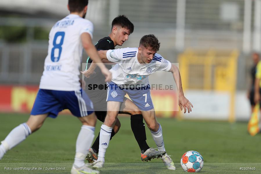Benedict Laverty, Stadion am Schönbusch, Aschaffenburg, 30.07.2021, BFV, sport, action, Fussball, Deutschland, Juli 2021, Regionalliga Bayern, Saison 2021/2022, SGF, SVA01, SpVgg Greuther Fürth II, SV Viktoria Aschaffenburg - Bild-ID: 2301465